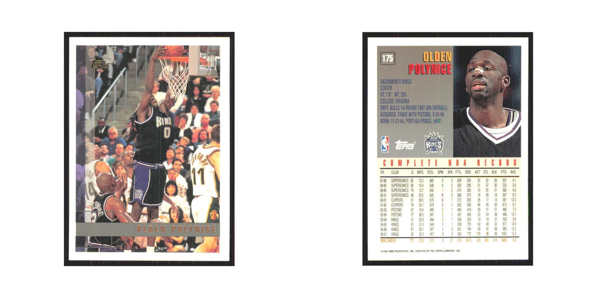 1997 Topps Olden Polynice Kings #175.0