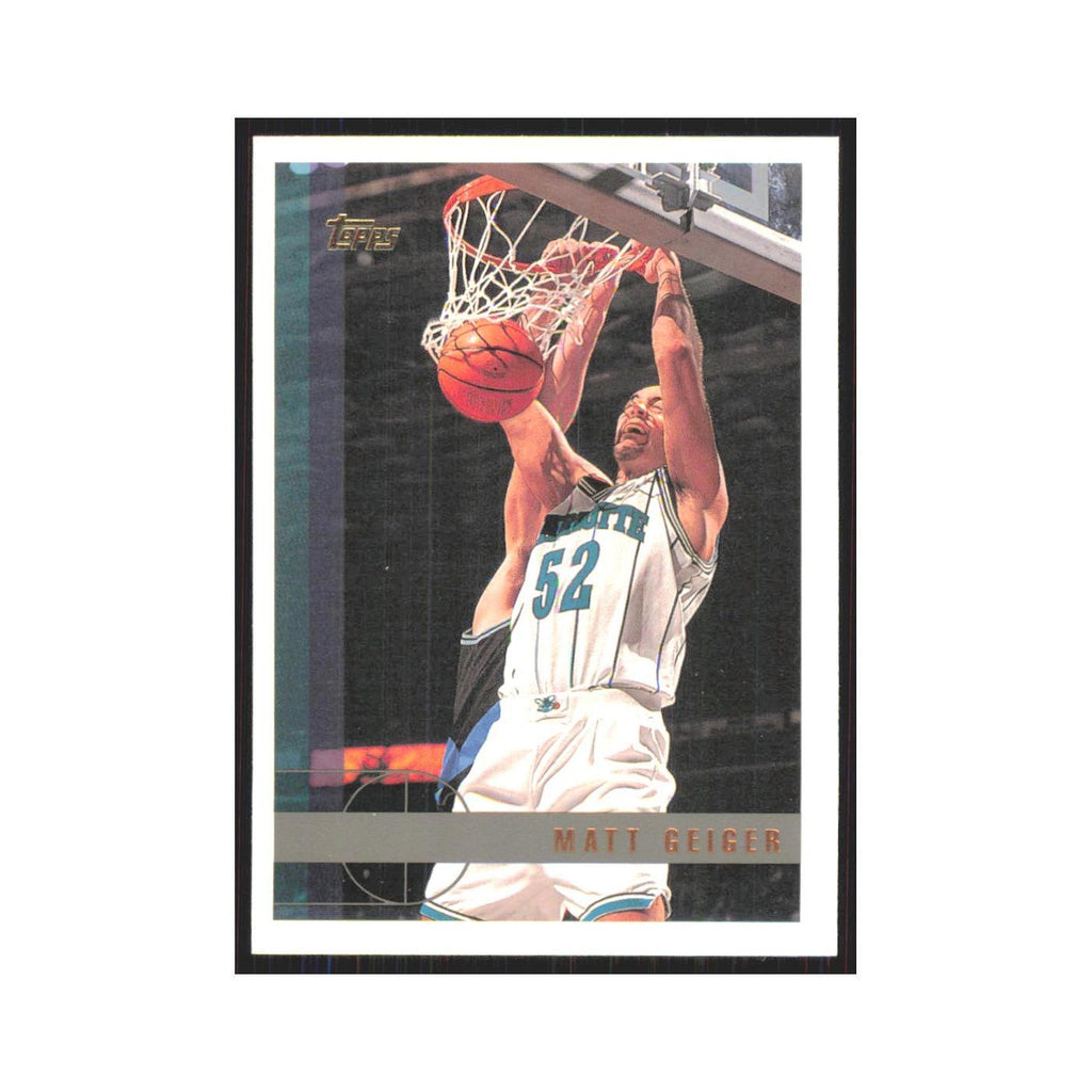 1997 Topps Matt Geiger Hornets #155.0