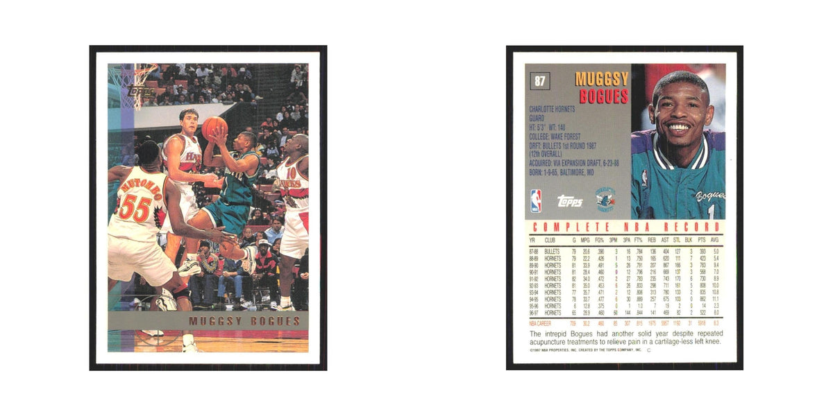 1997 Topps Muggsy Bogues Hornets #87.0