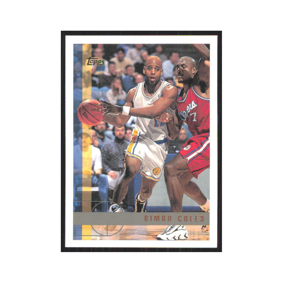 1997 Topps Bimbo Coles Golden State Warriors #88.0