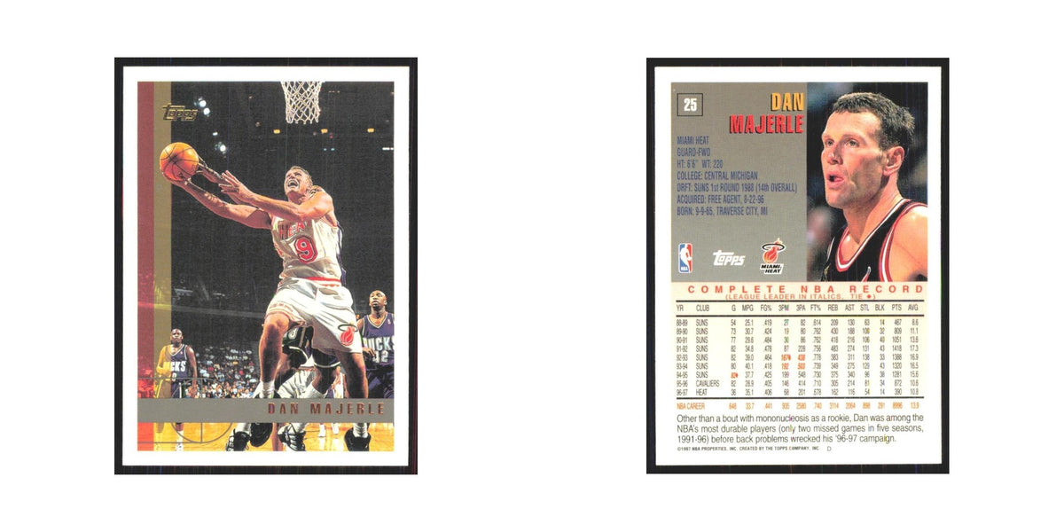 1997 Topps Dan Majerle Heat #25.0