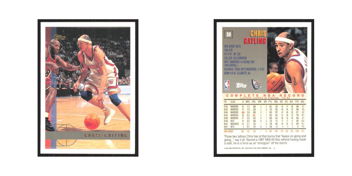 1997 Topps Chris Gatling Nets #39.0