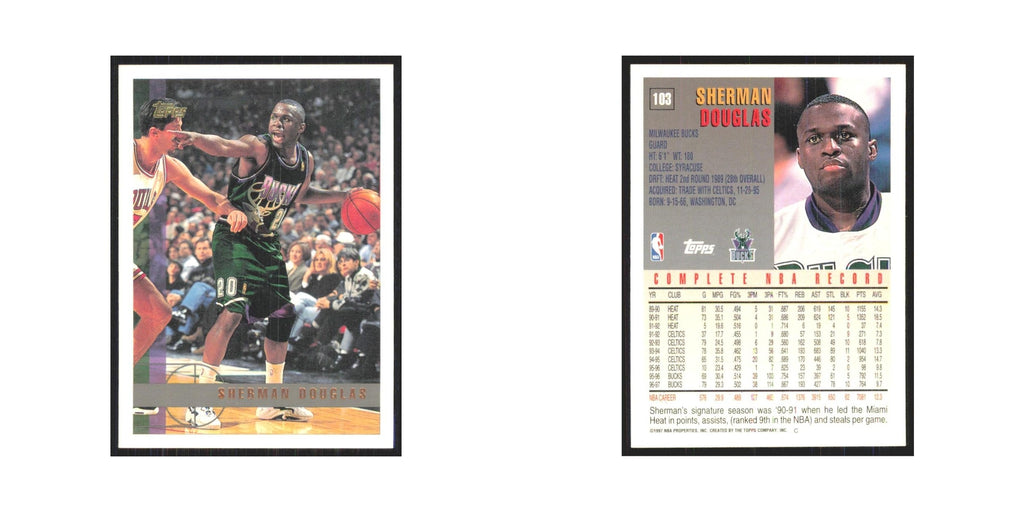 1997 Topps Sherman Douglas Bucks #103.0