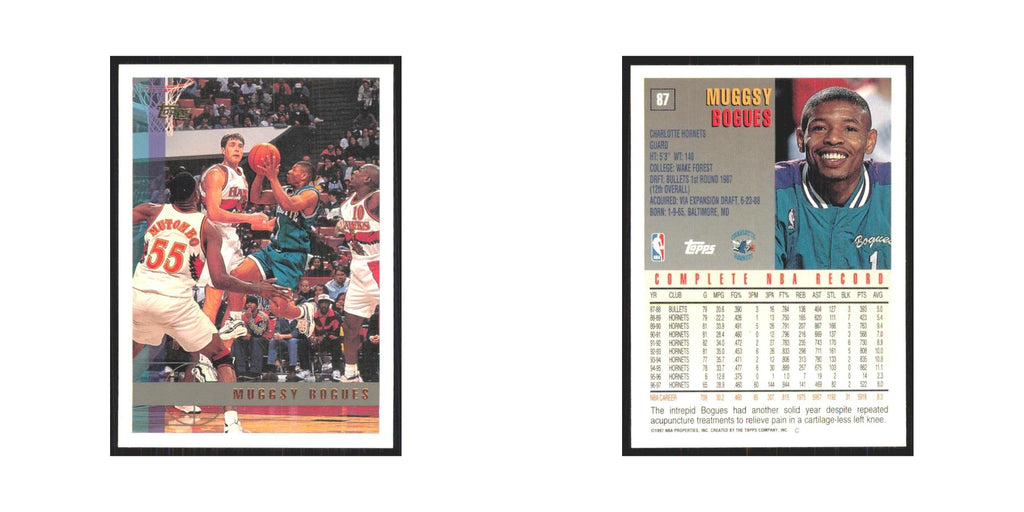1997 Topps Muggsy Bogues Hornets #87.0
