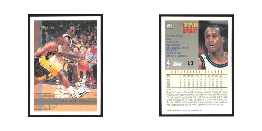 1997 Topps Brevin Knight Cavaliers #201.0