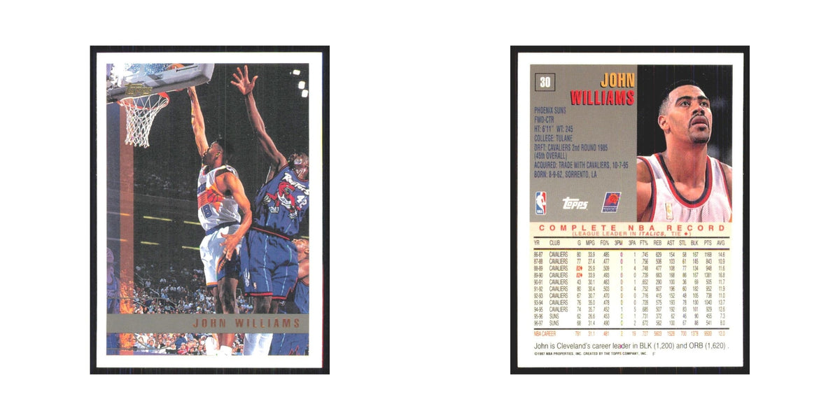 1997 Topps John Williams Suns #30.0