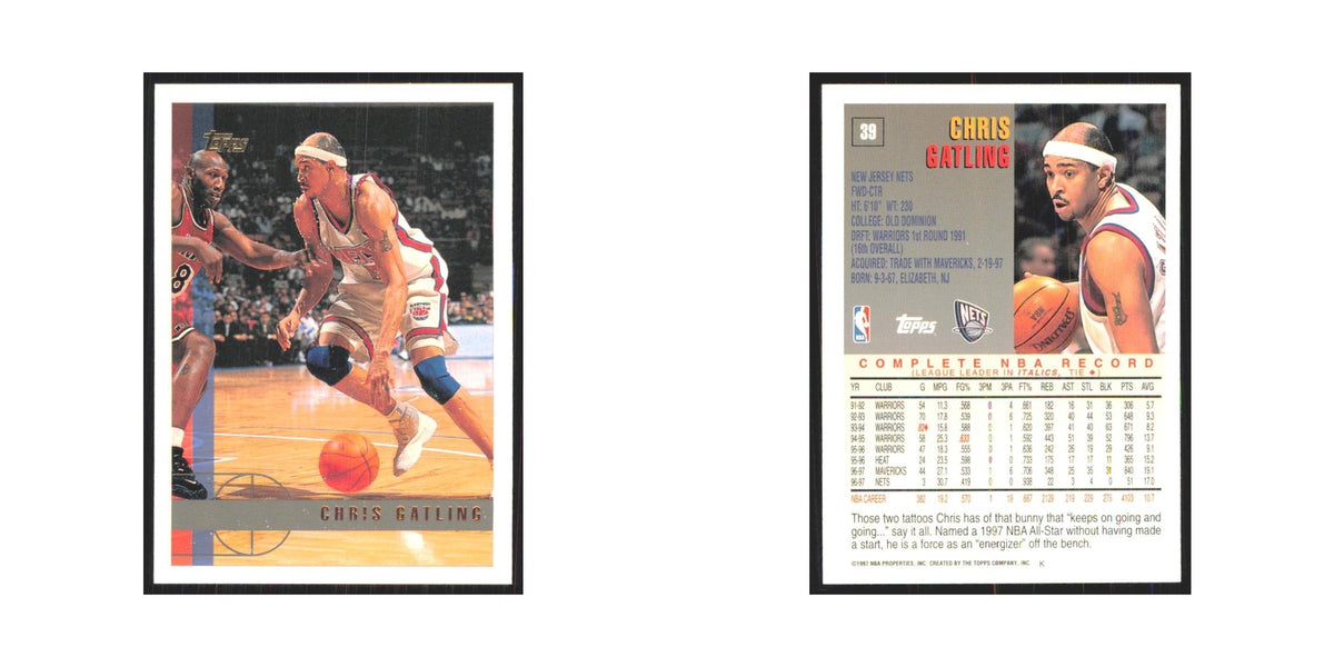 1997 Topps Chris Gatling Nets #39.0