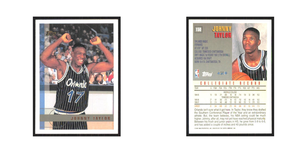1997 Topps Johnny Taylor Magic #150.0