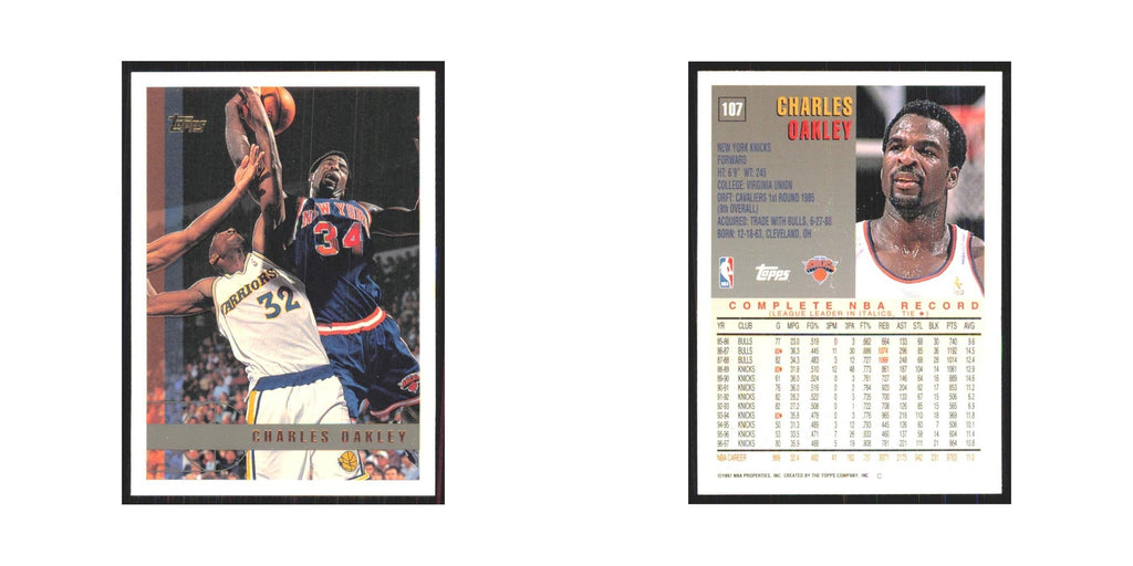 1997 Topps Charles Oakley Knicks #107.0