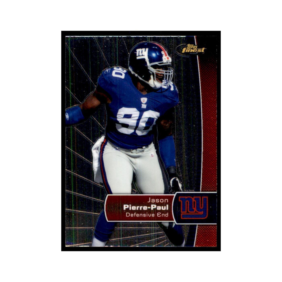 2012 Topps Finest Jason Pierre-Paul Football Cards #11