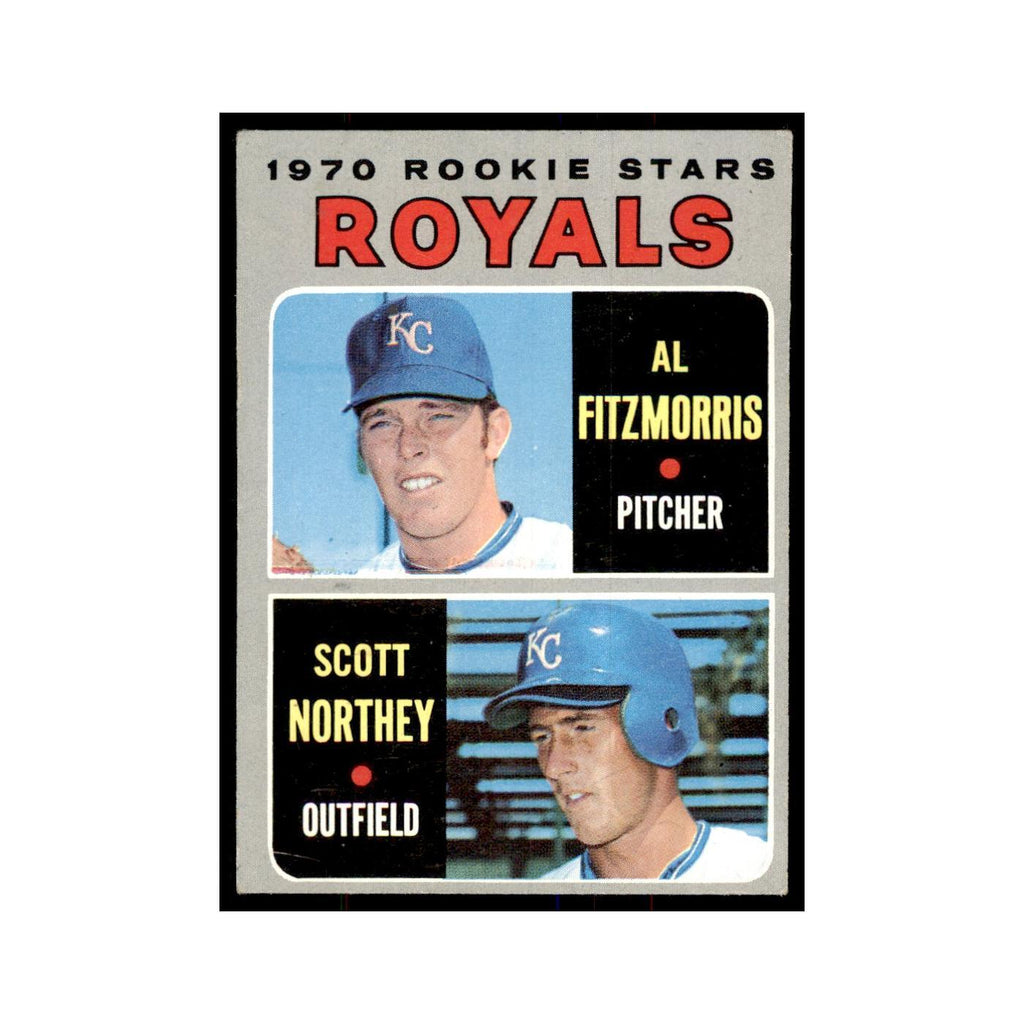 1970 Topps Al Fitzmorris/Scott Northey RC Baseball Cards #241