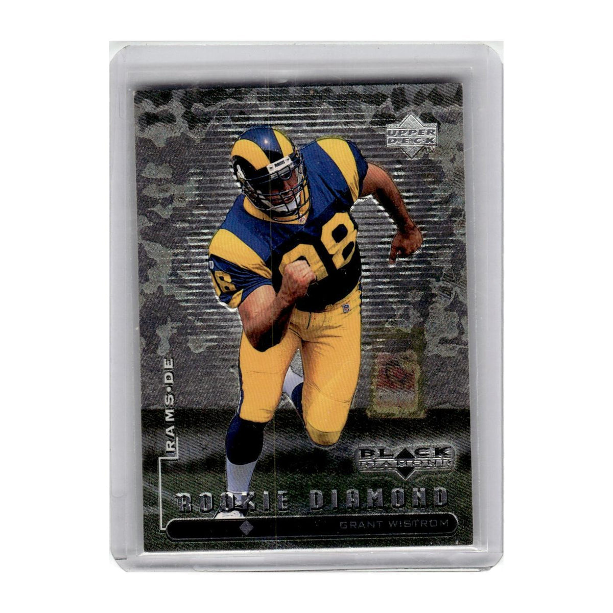 1998 Upper Deck Black Diamond Grant Wistrom RC St. Louis Rams #102