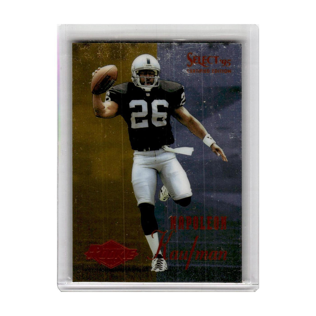1995 Select Certified Napoleon Kaufman RC Raiders #125