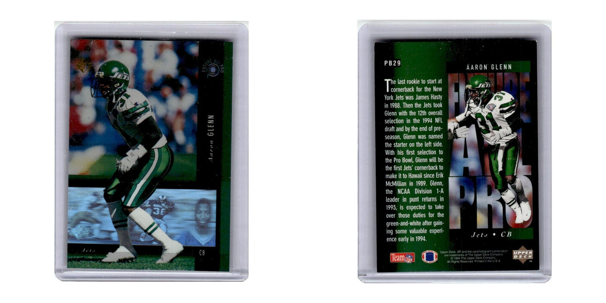 1994 Upper Deck Future All Pro Holoviews Aaron Glenn Jets #PB29