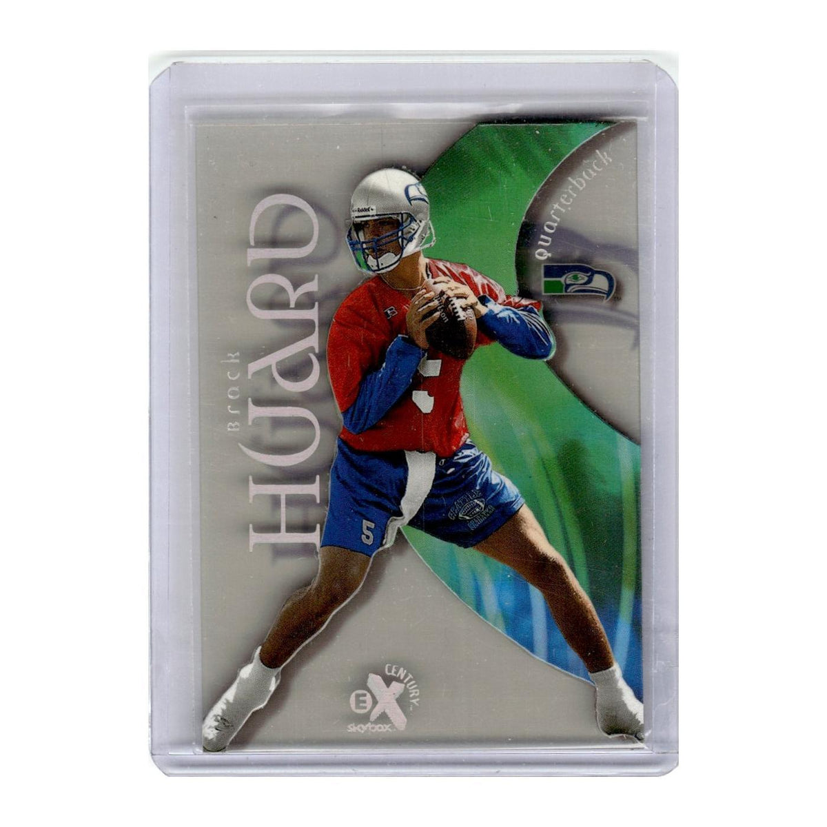 1999 SkyBox E-X Century Brock Huard RC Seahawks #81