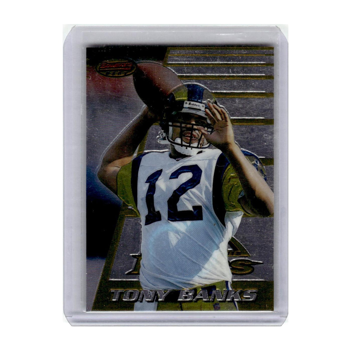1996 Bowman's Best Tony Banks RC St. Louis Rams #136