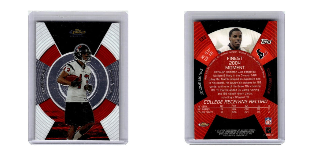 2004 Topps Finest Jerome Mathis RC Texans #133