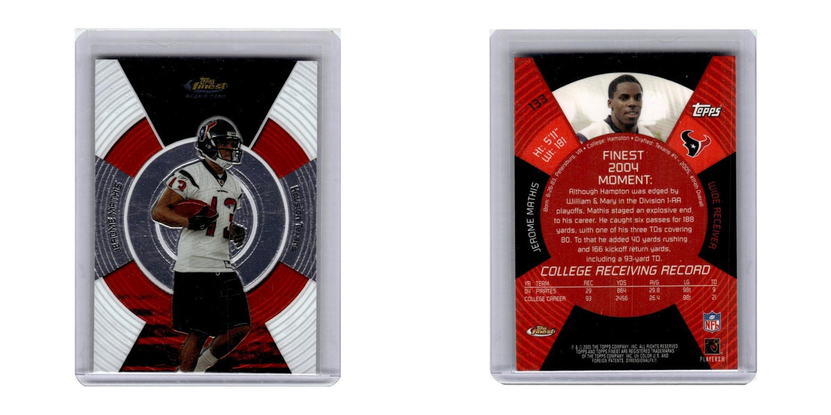 2004 Topps Finest Jerome Mathis RC Texans #133