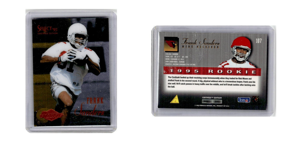 1995 Select Certified Frank Sanders RC Cardinals #107