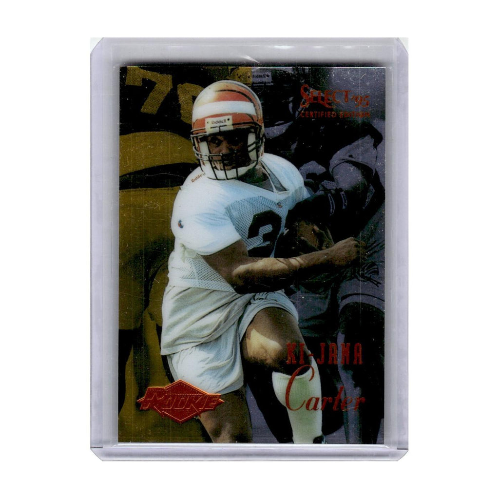 1995 Select Certified Ki-Jana Carter RC Bengals #130
