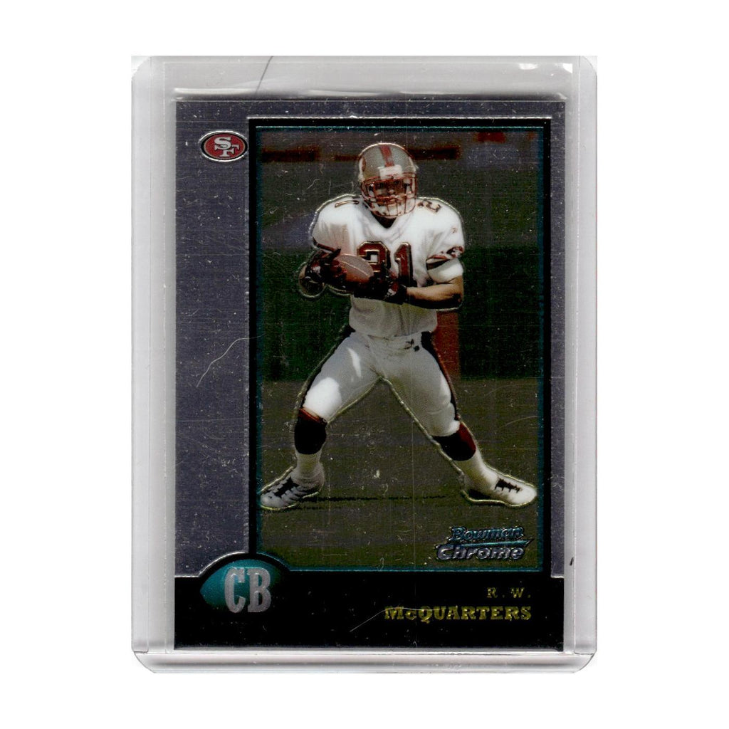 1998 Bowman Chrome R.W. McQuarters 49ers #192