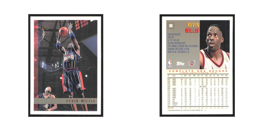1997 Topps Kevin Willis Rockets #85.0