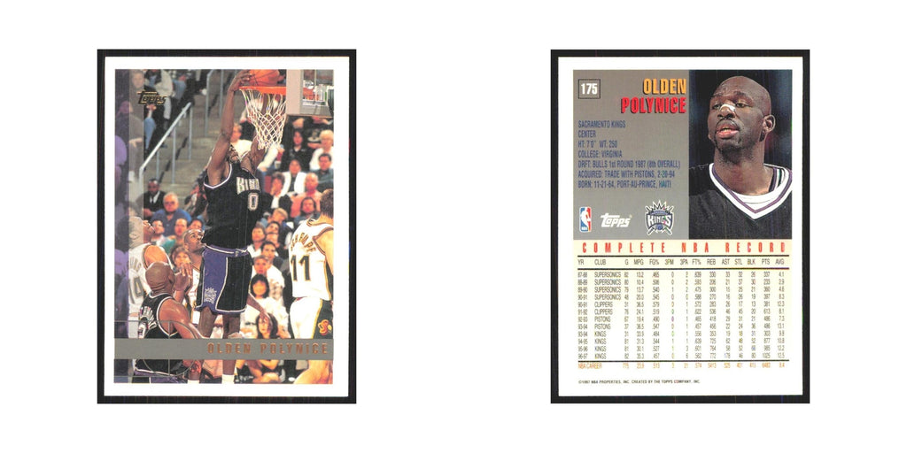 1997 Topps Olden Polynice Kings #175.0