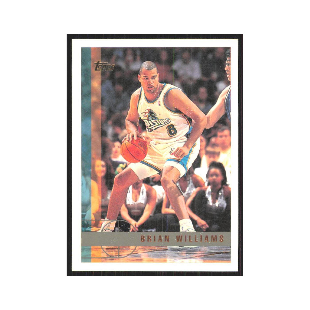 1997 Topps Brian Williams Pistons #213.0