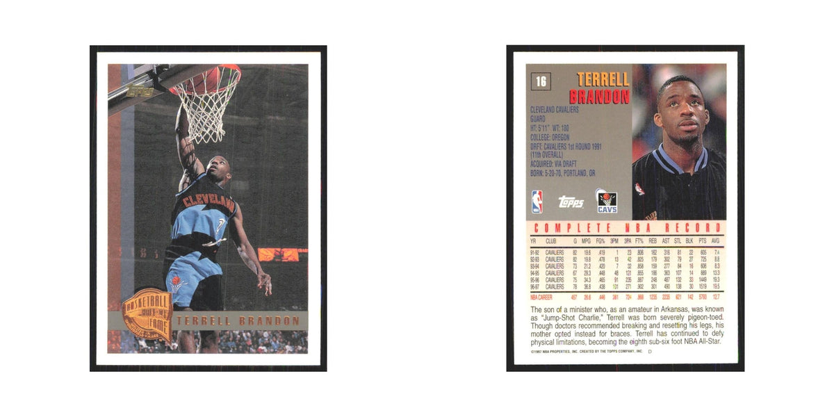 1997 Topps Terrell Brandon Cavaliers #16.0