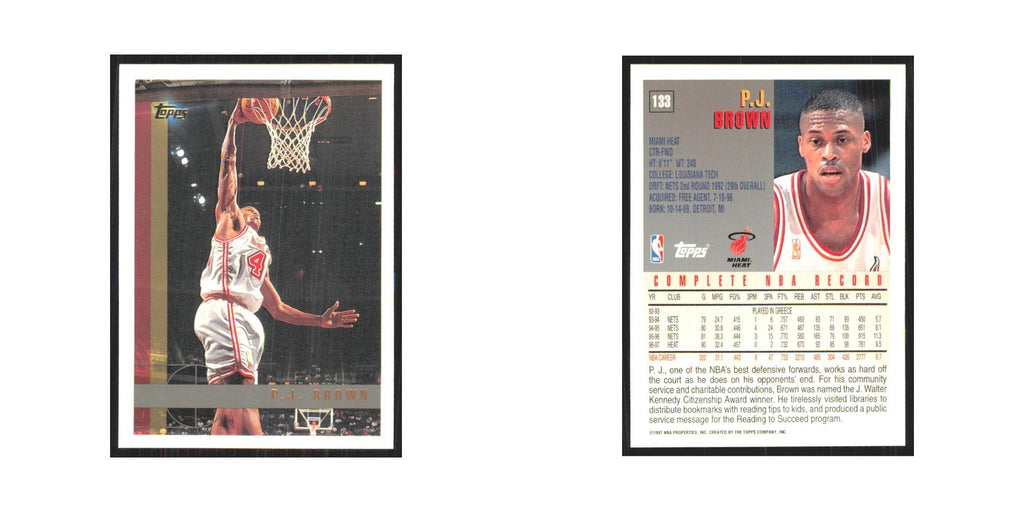 1997 Topps P.J. Brown Heat #133.0