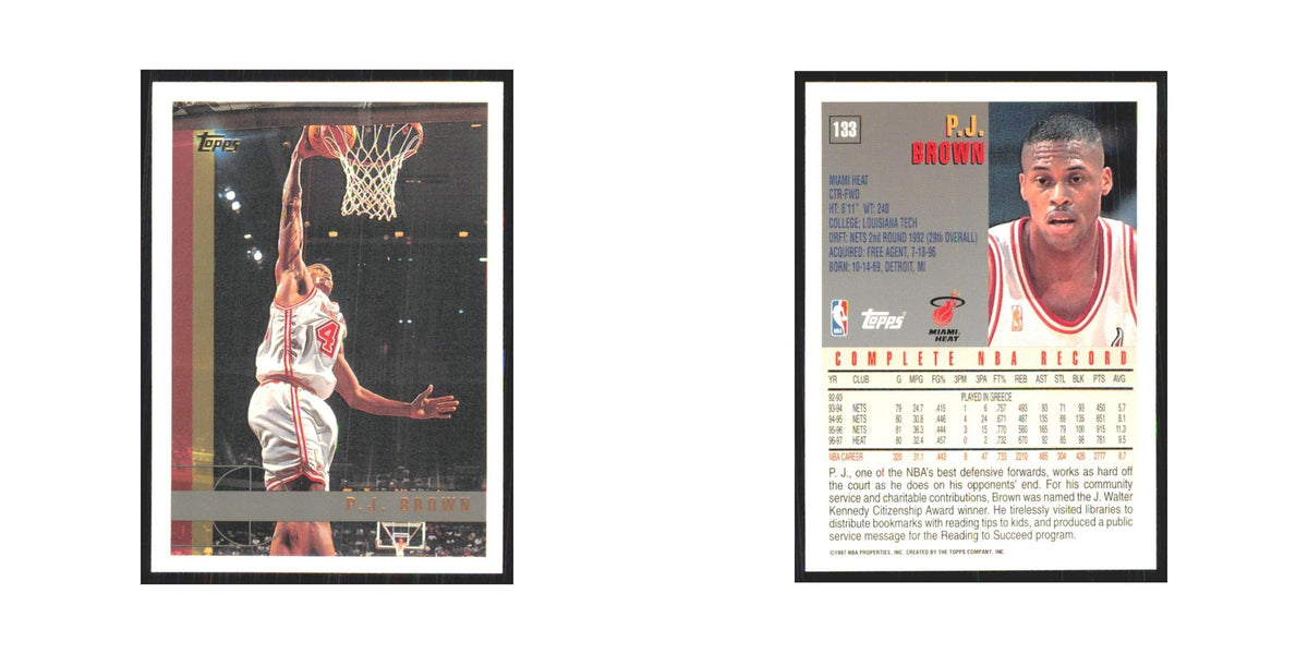 1997 Topps P.J. Brown Heat #133.0