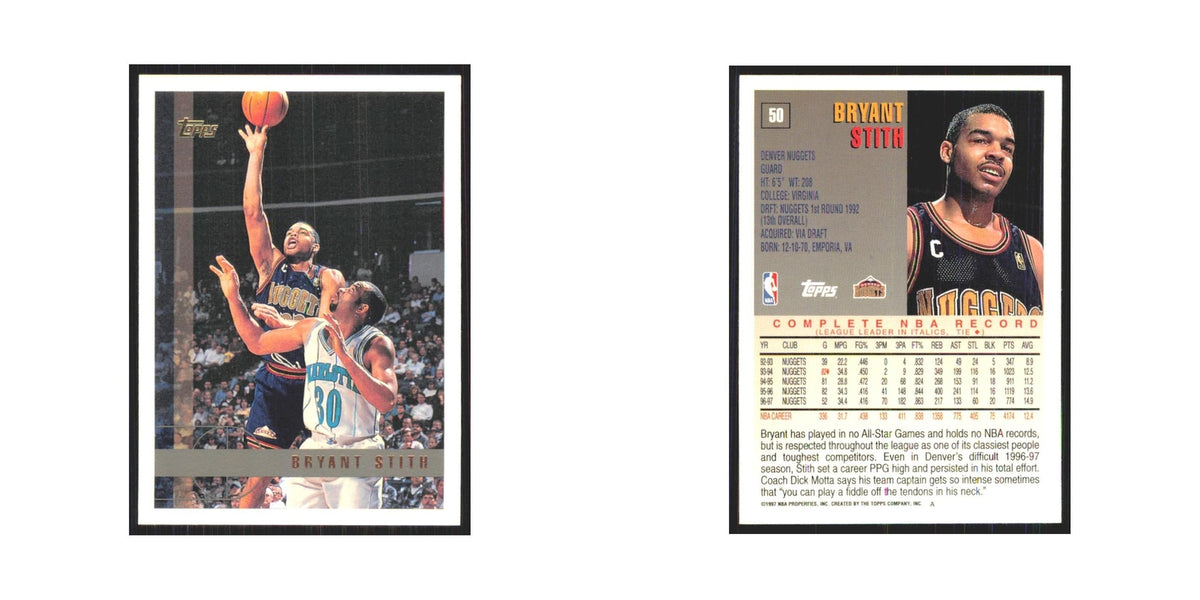 1997 Topps Bryant Stith Nuggets #50.0