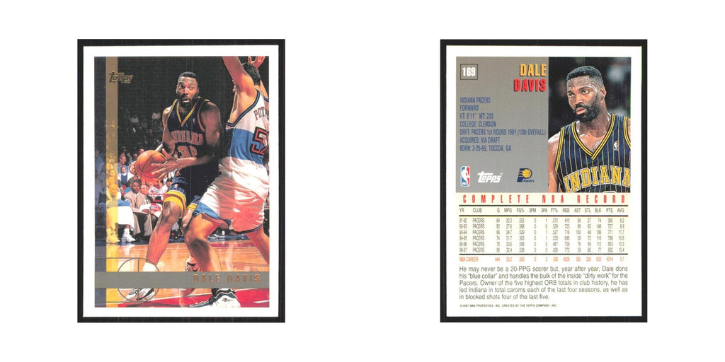 1997 Topps Dale Davis Pacers #169.0