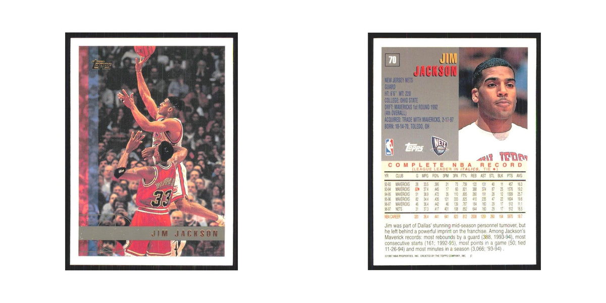 1997 Topps Jim Jackson Nets #70.0