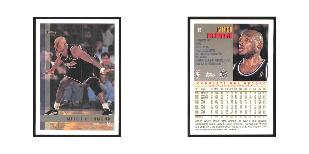 1997 Topps Mitch Richmond Kings #56.0