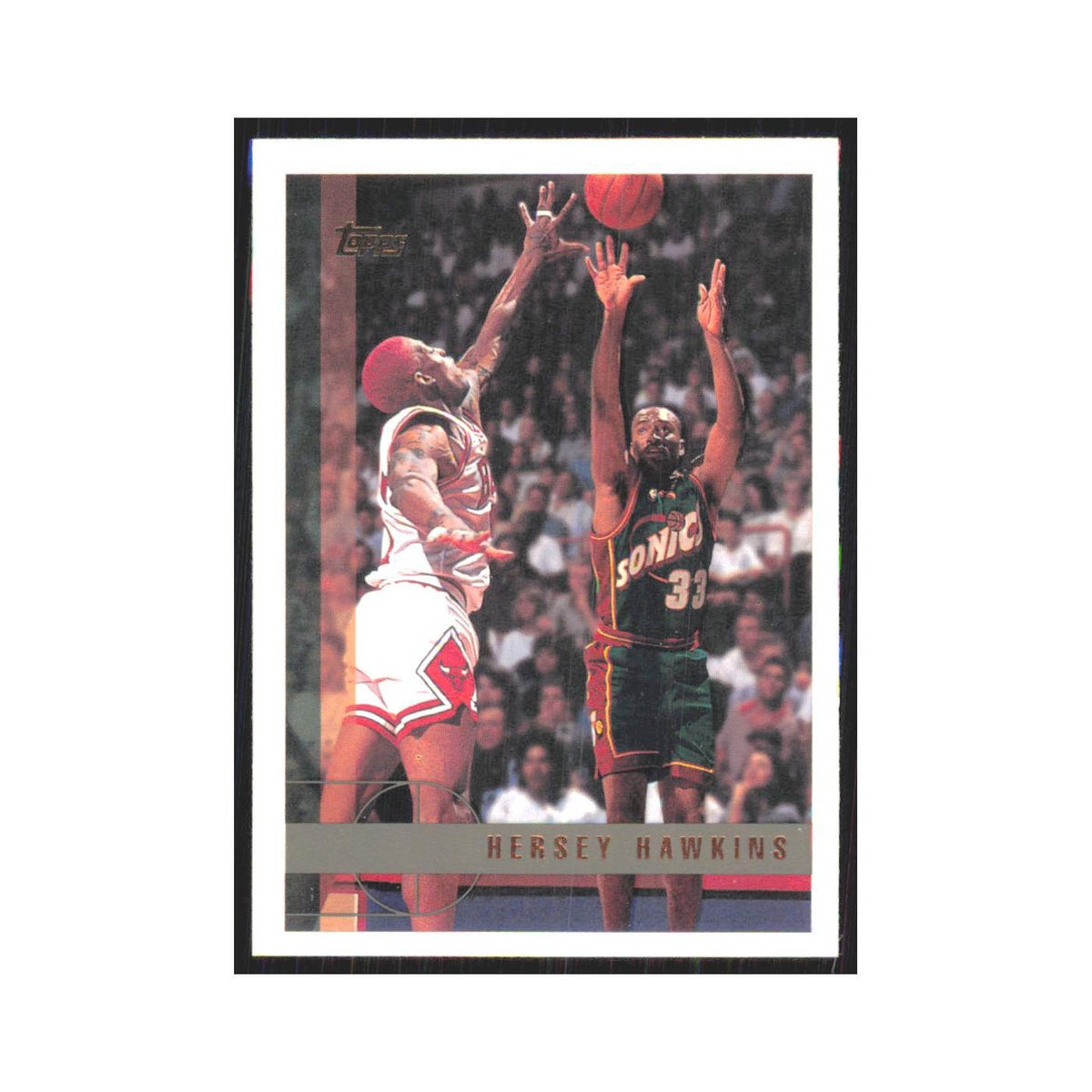 1997 Topps Hersey Hawkins Seattle SuperSonics #158.0