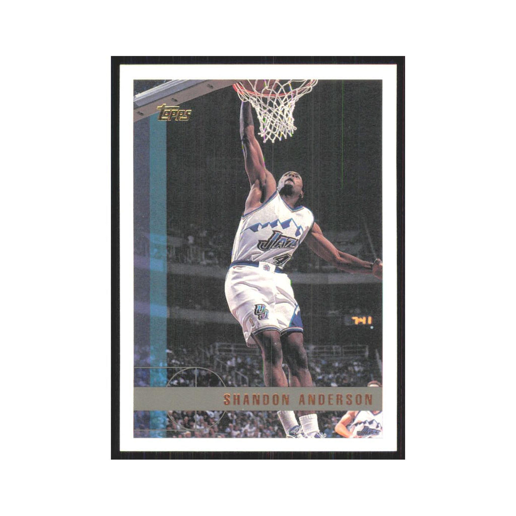 1997 Topps Shandon Anderson Jazz #55.0