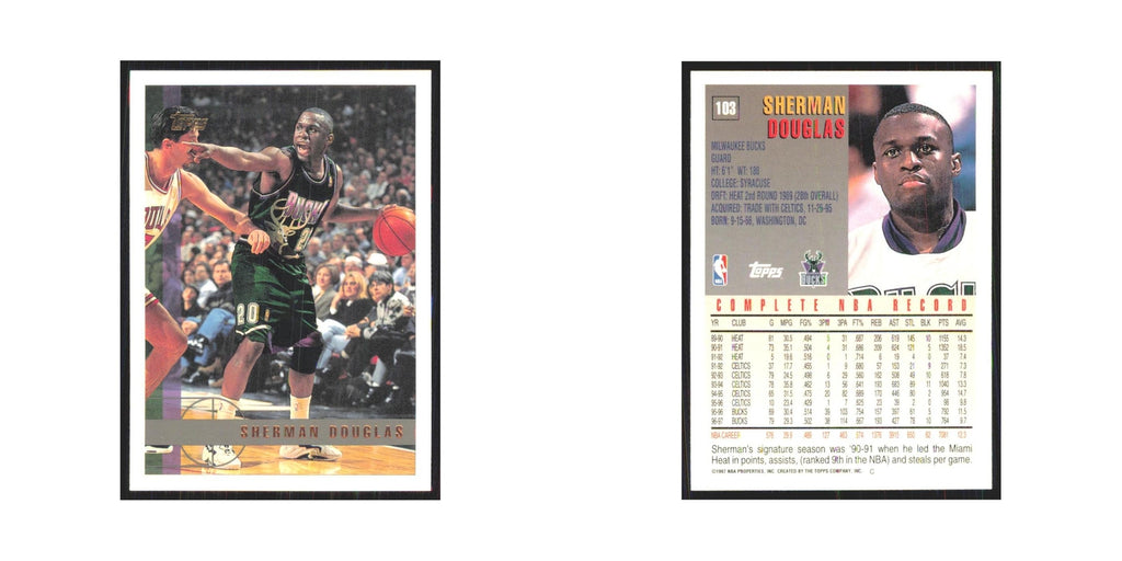1997 Topps Sherman Douglas Bucks #103.0