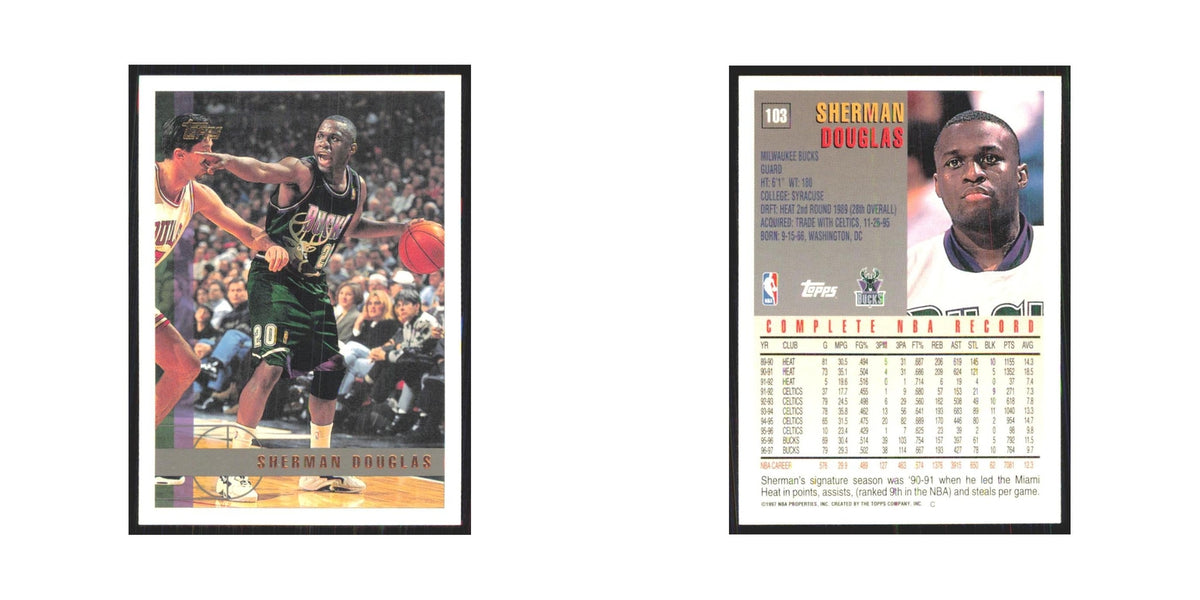 1997 Topps Sherman Douglas Bucks #103.0