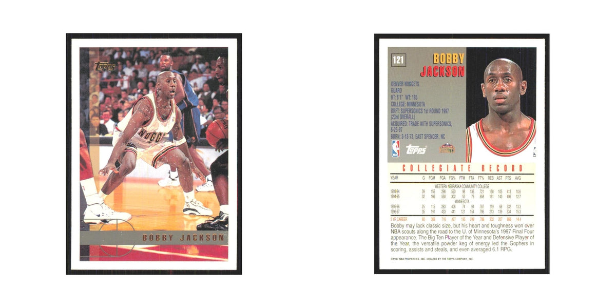 1997 Topps Bobby Jackson Nuggets #121.0