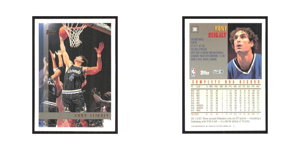 1997 Topps Rony Seikaly Magic #36.0