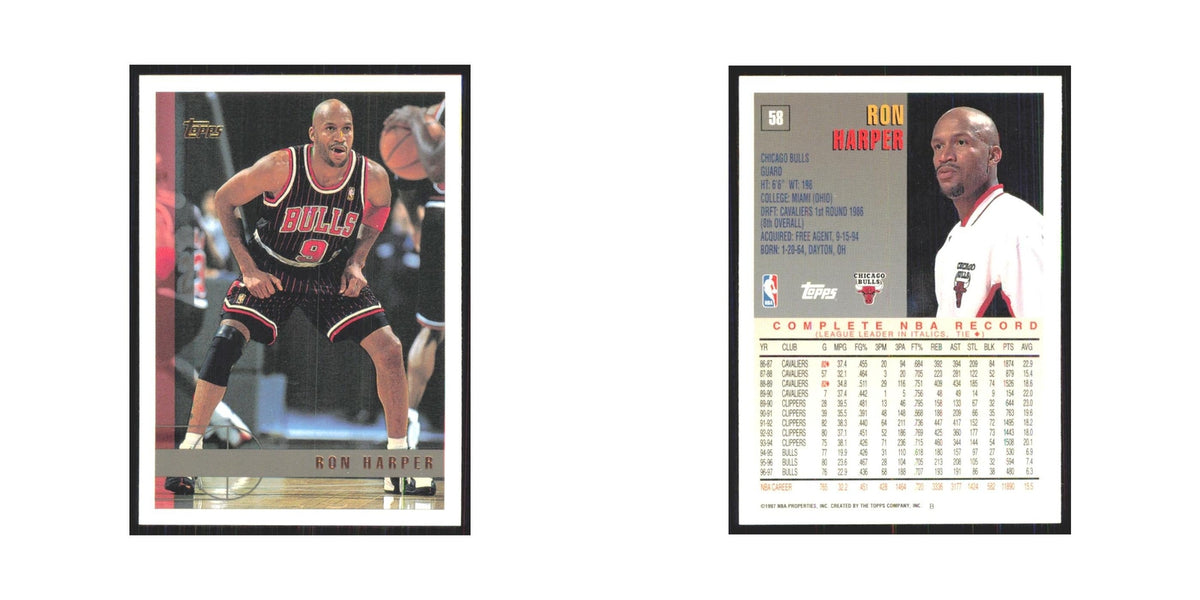 1997 Topps Ron Harper Bulls #58.0