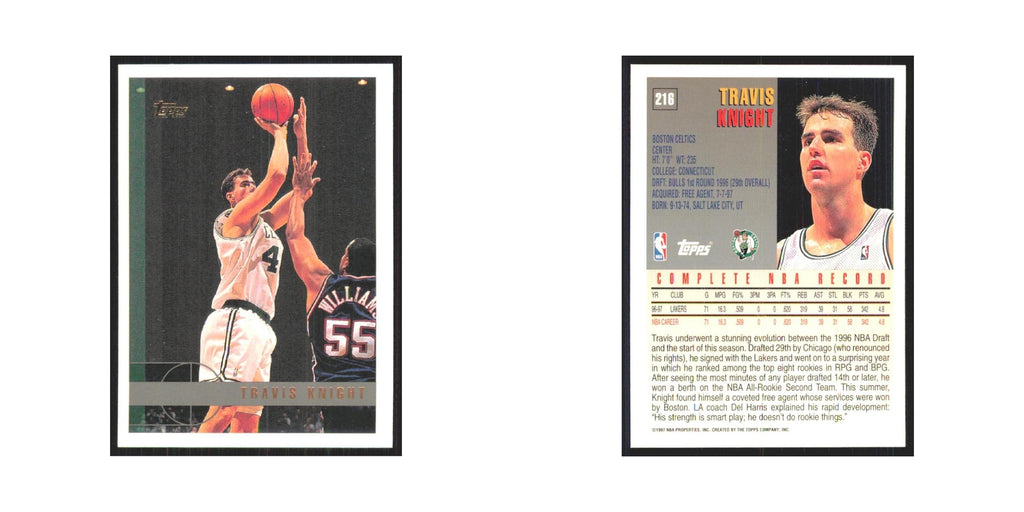 1997 Topps Travis Knight Celtics #216.0