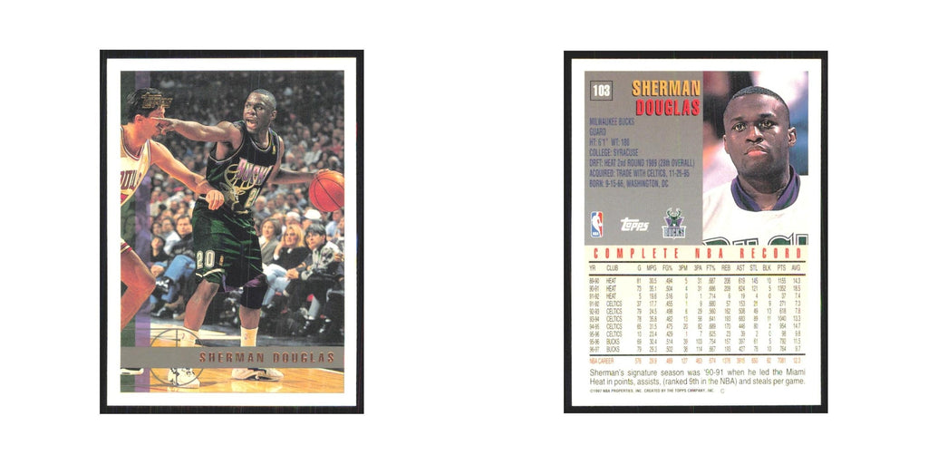 1997 Topps Sherman Douglas Bucks #103.0
