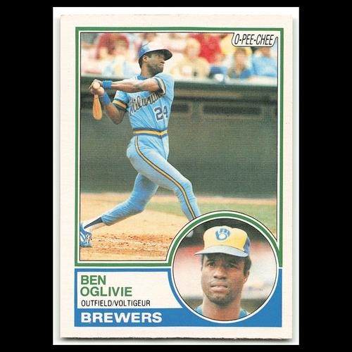 Ben Oglivie #91 1983 O-Pee-Chee Milwaukee Brewers Baseball Card MLB NM