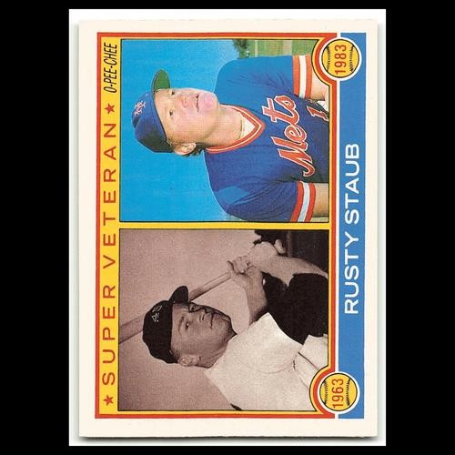 Rusty Staub #51 1983 O-Pee-Chee New York Mets Baseball Card MLB NM