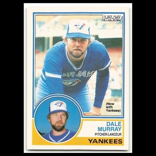 Dale Murray #42 1983 O-Pee-Chee New York Yankees Baseball Card MLB NM
