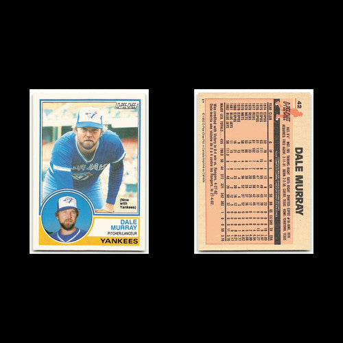 Dale Murray #42 1983 O-Pee-Chee New York Yankees Baseball Card MLB NM