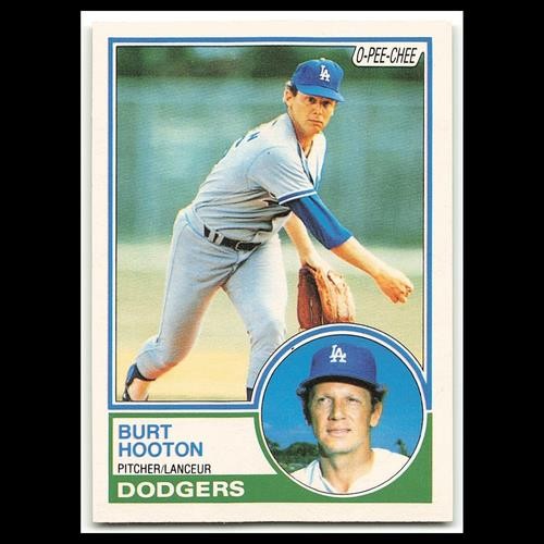 Burt Hooton #82 1983 O-Pee-Chee Los Angeles Dodgers Baseball Card MLB NM