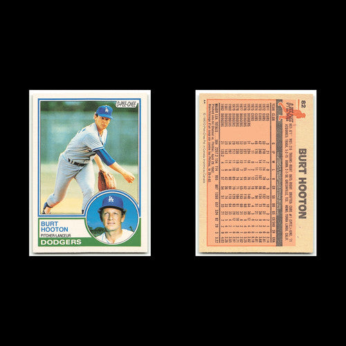 Burt Hooton #82 1983 O-Pee-Chee Los Angeles Dodgers Baseball Card MLB NM